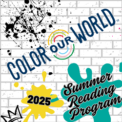Color Our World Summer Reading Program 2025 graphic